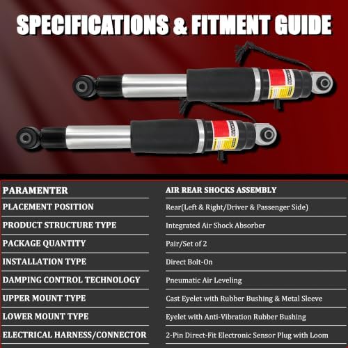 84176675 Rear Air Shocks Fits for Chevy Tahoe Suburban 2015-2020 — 사진 7