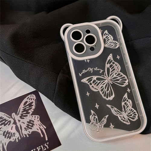Coque papillon creux iPhone 11 cadeau mignon anniversaire