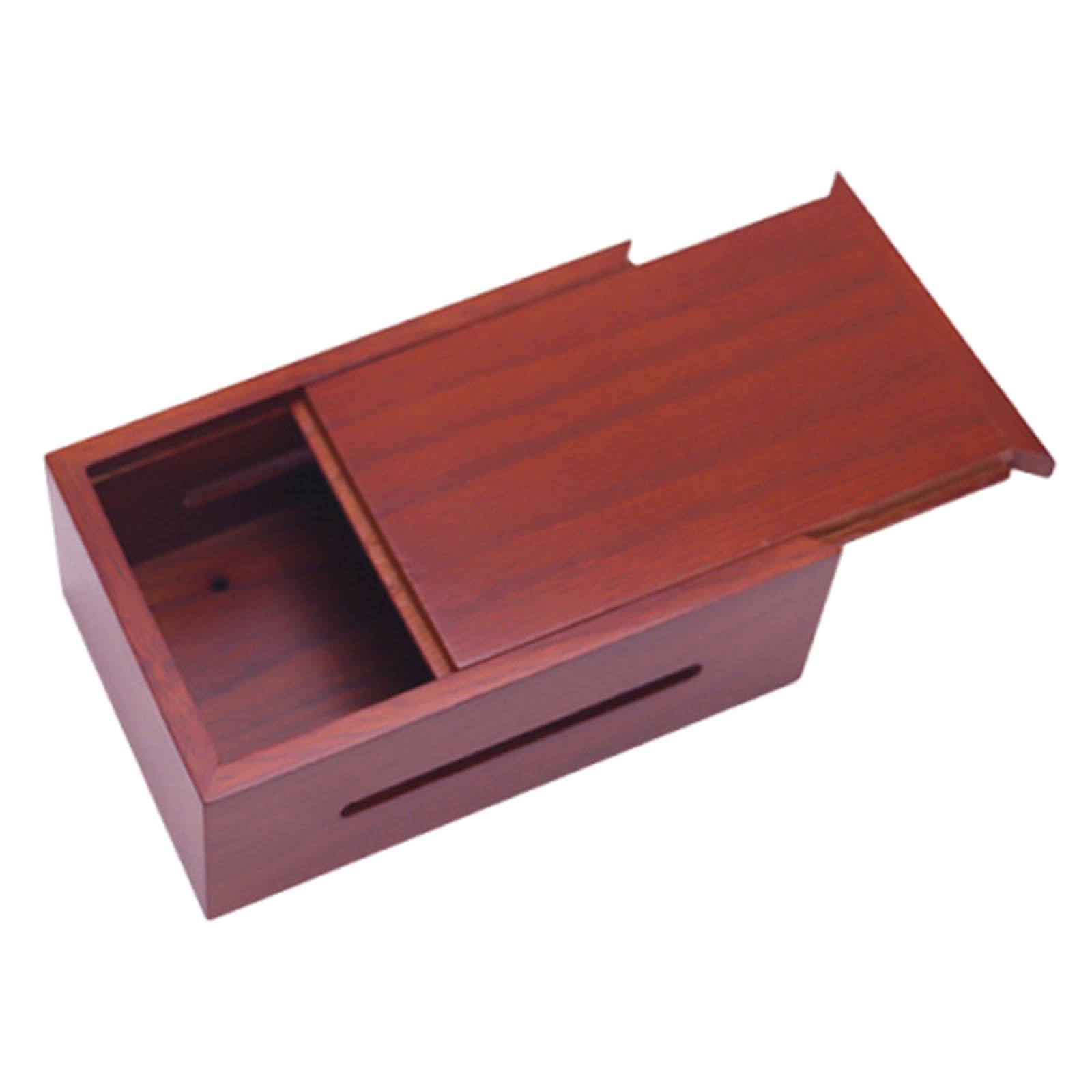 Caja de Música de Madera con, Mecanismo de Repuesto de 30 Notas, Caja Musical, Ideal para Regalar, Coleccionar en Casa, Proyectos de, Roble Rojo, Individual
