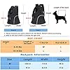 WOYYHO-Pet-Dog-Carrier-Backpack-Small-Dog-Front-Backpack-Ventilated-Mesh-Dog-Travel-Back-Pack-with-Safety-Belt-for-Travel-Hiking-Cycling-Outdoor-Use-M-up-to-10-lbs-Black AirVenture Pet Dog Carrier Backpack - Breathable Travel Solution for Small Dogs
