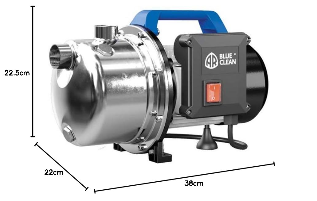 AR Blue Clean Bomba Autocebante ARGP 1100X para Aguas Limpias (1100 W, Caudal max. 4600 l/h, Prevalenza max. 45 m) - €89,90