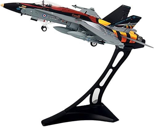 Modelo canadiense CF-188A Hornet Fighter 1/72, versión de escuadrón táctico Cougar 410Th Cougar, colección de modelo de avión