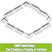 Chicken Tunnels for Yard and Outside, Run Coop Tunnel - Suitable for Chickens, Duck, Rabbit - Easy to Assemble