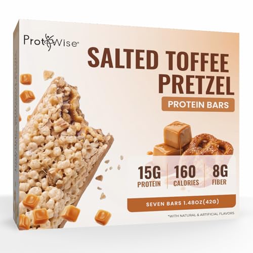 ProtiWise Salted Toffee High Protein Bar