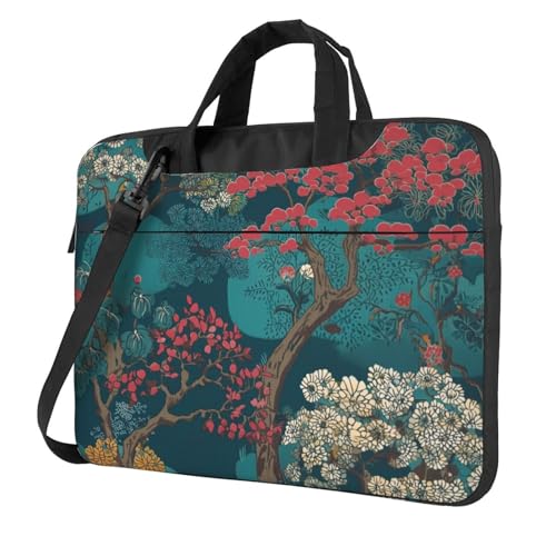 Maletín para portátil impermeable 14 pulgadas diseño japonés miniatura 1
