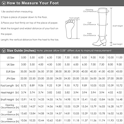 Dream Pairs Women's Red Platform High Heel Knee High Boots Size 9 M Us Sarah-Mid #TOP5