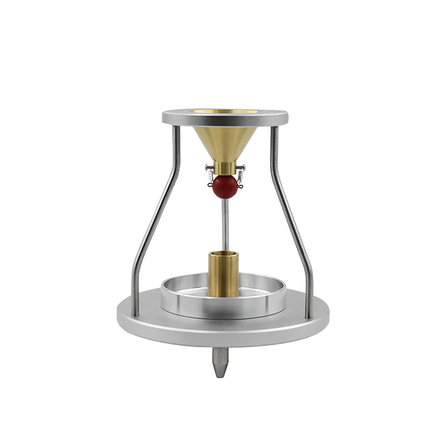 Densimetro impilabile naturale, tester di densità in polvere con imbuto a cono, angolo del cono esportato 63 e diametro interno superiore dell'imbuto 57 mm, design volume 10 ml, per laboratorio e