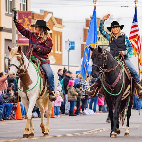 Image of Toulite 9 Pcs Western Cowboy Hats Faux Felt with Strap Bulk | 9 Color Fur Faux Felt Travel Cap for Men Women, Cowgirl Party Halloween Cosplay Costume Western Theme Events