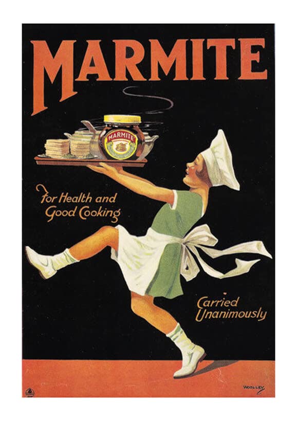 Affiche Marmite Spiffing Prints en Cadre Mat : Idéal pour Décorer une Cuisine Rétro
