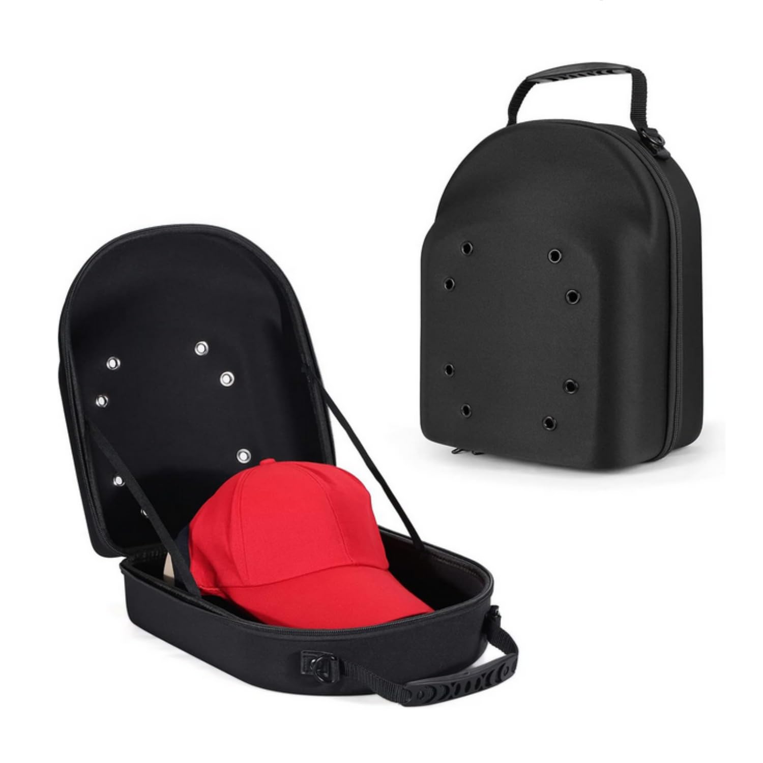 SKEIDO Eva Hat Bag Baseball Cap Storage Bag Portable Anti-pressure Fashion Simple And Atmospheric Large Capacity Portable Hard Shell 33×23×14cm