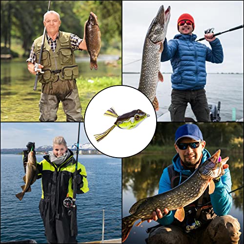Greatideal Topwater Frog Lure, Topwater Fishing