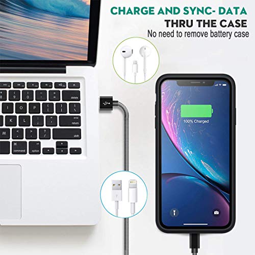 Yingykj 01 Battery Case For Iphone Xr, Enhanced 7000Mah Ultra Thin Portable Protective Smart Charging Case Support Carplay Compatible With Iphone Xr thumb #4