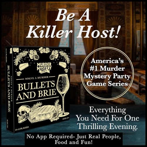 Murder Mystery Party, Bullets and Brie, para mayores de 18 miniatura 6