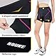 Souke Sports Damen Fahrradunterhosen Damen Radhose 4D Gepolstert Atmungsaktiv Radunterhose Dame mit Rutschhemmendem Beingreifer