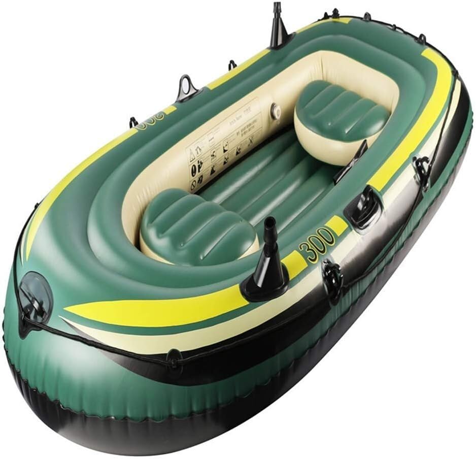 Bateau tandem gonflable ELzEy pour ski de sports nautiques et pêche 3 places 230x130