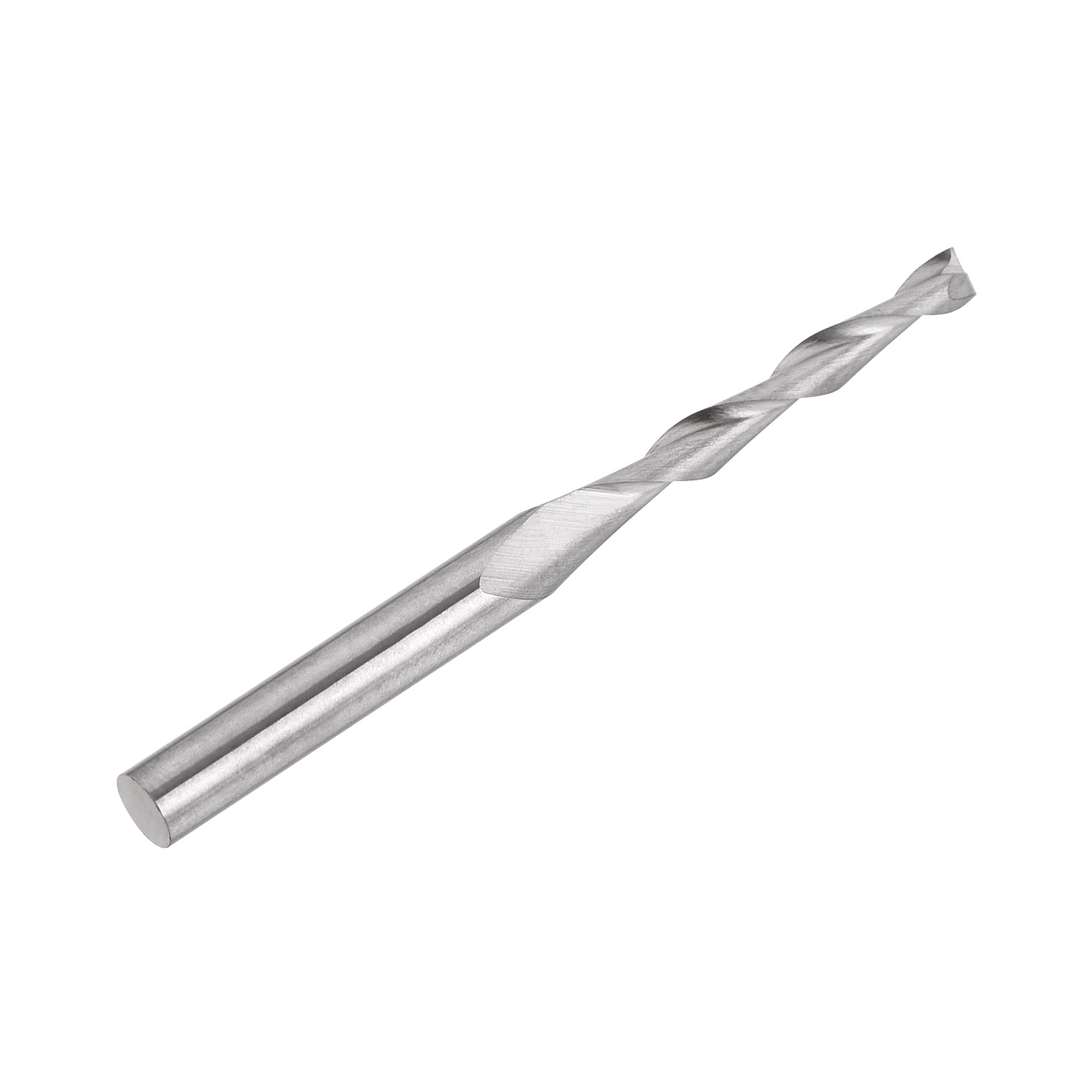 sourcing map Fraise CNC Spirale Router Mèches 1/8" 3.175mm Tige 2mm x 17mm Upcut Solide Carbure Extrémité Broyeur 2 Cannelure Fraisage Coupeur pour Acrylique PVC MDF Bois Franc 2pcs