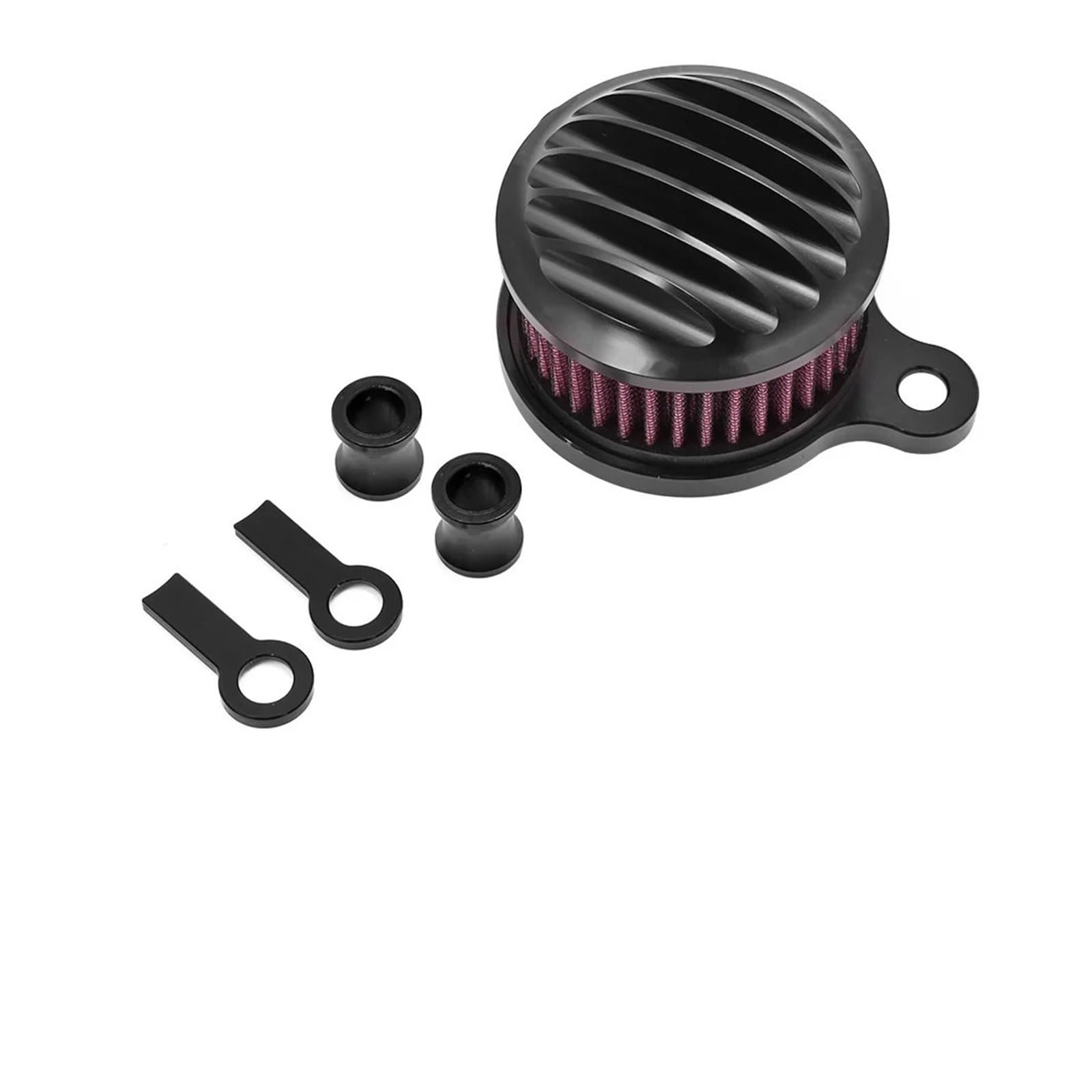 Motocykl Czarny System Filtra Powietrza Filtr Wlotowy Pasuje Do Harley Sportster Iron XL883 Low XL883L XL1200 48 72 2004-2016 Filtr powietrza wkład