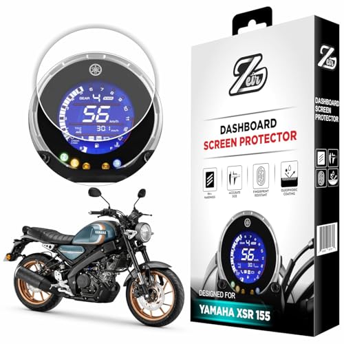 Image of ZEIR Screen Protector For YAMAHA XSR 155 NEW 2025 Digital Meter Scratch Guard Compatible With XSR155 | 9H Hardness, Anti-Scratch & Water Resistant | Instrument Cluster Accessory [Not Tempered Glass]