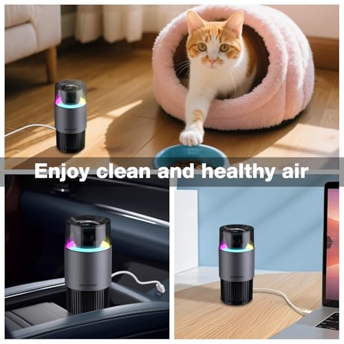 JOSTART Portable HEPA Air Purifier with negative ion Purification, for Car, Truck, RV/Camper, for Smoke,Pet Dander, Dust, Pollutants for Clean Air - Image 5