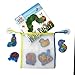 The World of Eric Carle Bath Time Books - Activity Books for kids, Bath book, 6 Padded suction cups, 1 Mesh bag