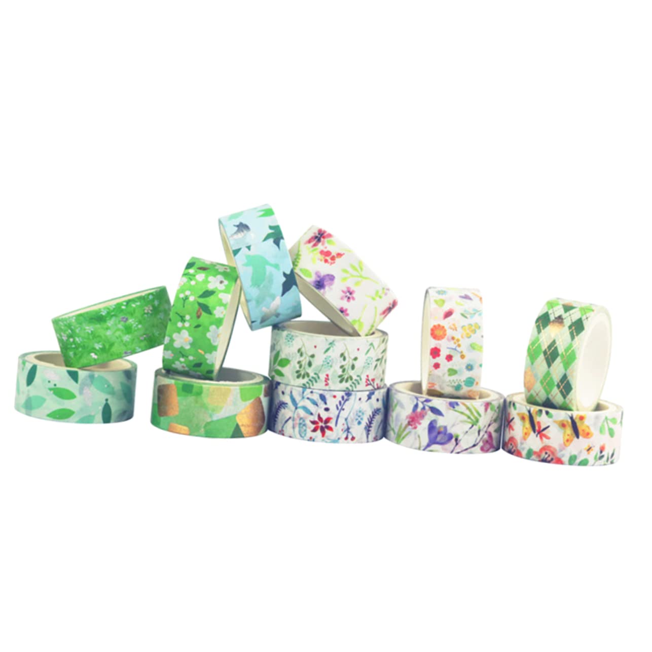 SHINEOFI 48rollos Cintas Washi De Floral Cinta para Scrapbooking y Manualidades para y Álbumes De