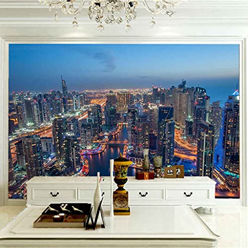 Affiche murale géante paysage urbain 200x140 et papier peint 3D - 4