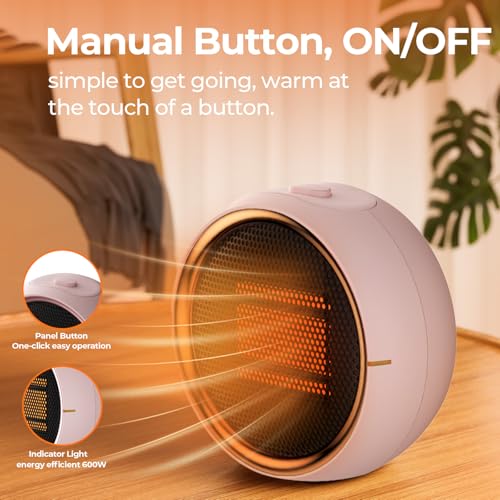 Calefactor Eléctrico Portátil Cerámico PTC 120V miniatura 6