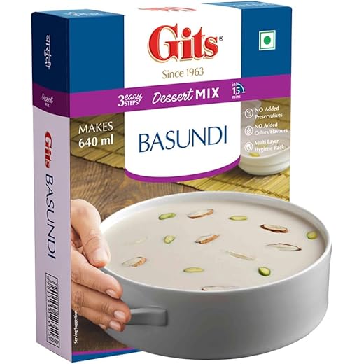 Gits Instant Basundi Dessert Mix 125g