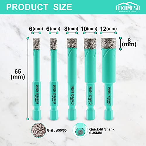 LEKOMESH Diamond Drill Bit Kit - Image 2