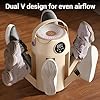 Leftwei Shoe Dryer, Foldable Boot Dryer with Timer & Overheating Protection, Six Adjustable Prongs, Quiet Operation, Uniform Heat Distribution, Ideal for Home, Dorm, Travel Use (US Plug 110V) #2