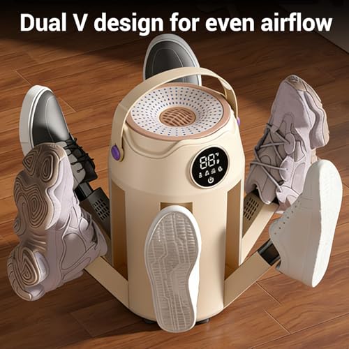 Secador de zapatos portátil Zerodis 110V plegable compacto miniatura 4