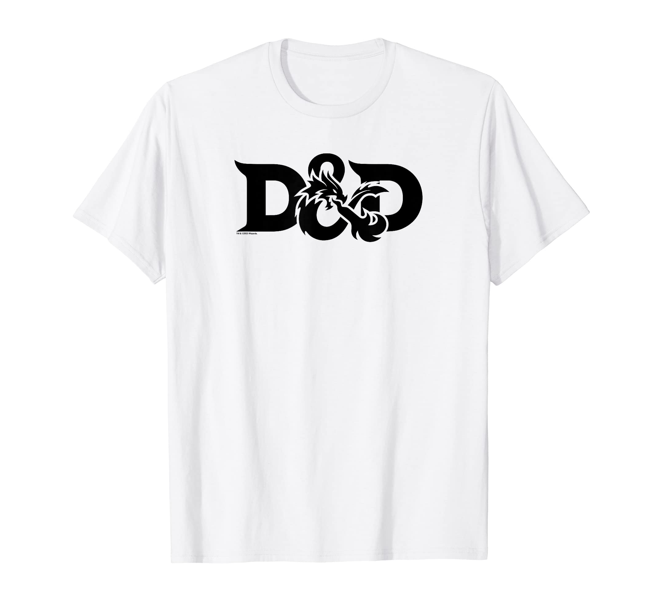 Amazon | Dungeons & Dragons DnD Official Black Logo Tシャツ | T 