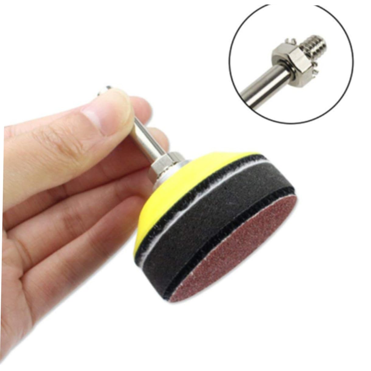 Gatuida 300pezzi Kit Dischi Abrasivi Platorello Per Utensili Rotanti Grana Perfetti Per Lucidatura e Levigatura Superfici Accessorio Per Trapano e Smerigliatrice