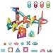 Contixo STEM Building Toys - 65 pcs Marble 3D Magnetic Run Tiles Learning Stacking Educational Building Blocks Set, Creativity Beyond Imagination, Inspirational, Recreational Toy for Kids, Ideal Gifts