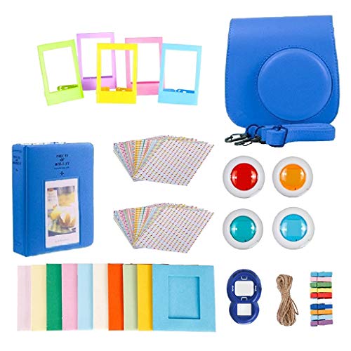 Almencla compatível com Fujifilm Instax Mini 9 ou Mini 8 8+ inclui capa/álbum/conjunto de filtro de