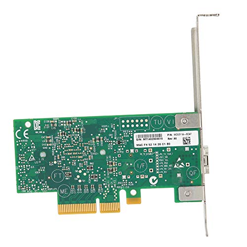 Ccylez PCI-E Network Card, PCI Express 10G Gigabit Ethernet Fiber Network Card, Fiber LC Single‑Port MCX311A Network Card Adapter for Servers, Desktops, Storage - Thumbnail 5