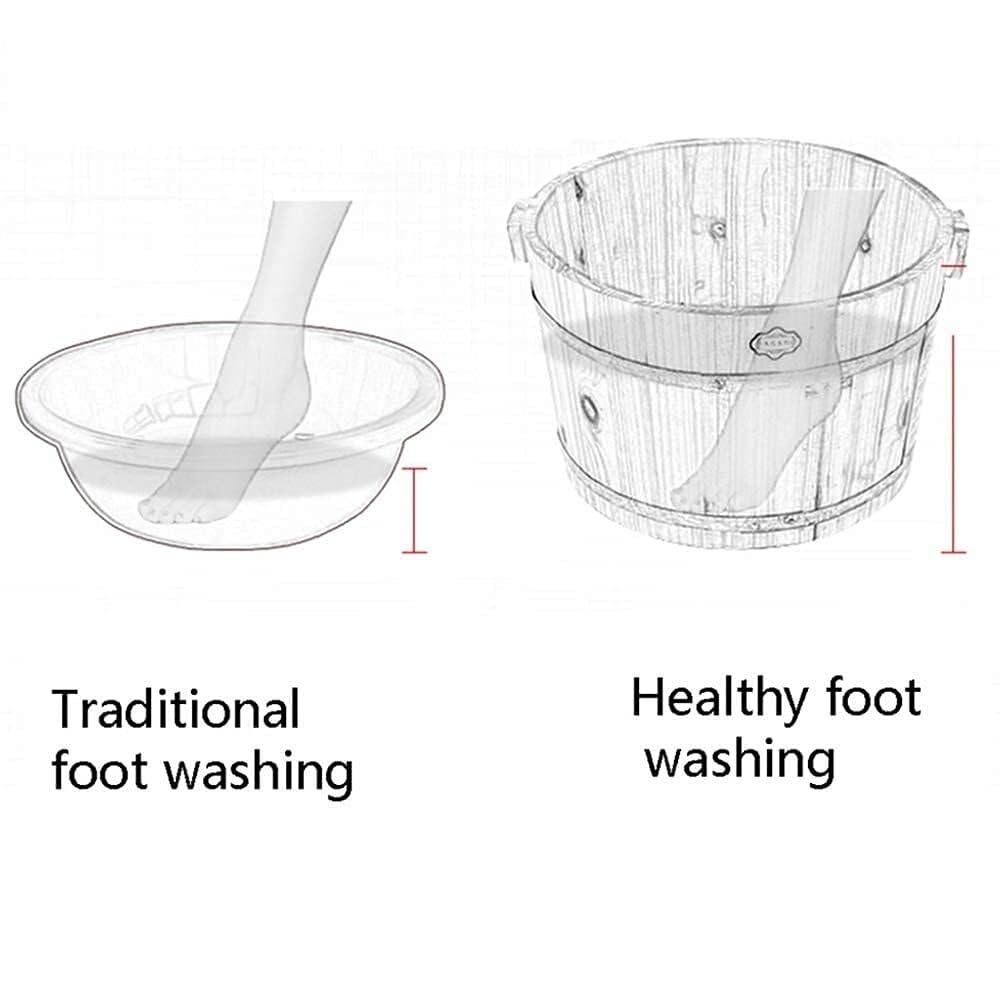 Fußbad Fussbad Fußwanne Holz Fußbad Eimer Pediküre Becken Natürliche Holz Fuß Barrel Becken Wanne Fuß Waschen Holz Barrel Fußbadewanne