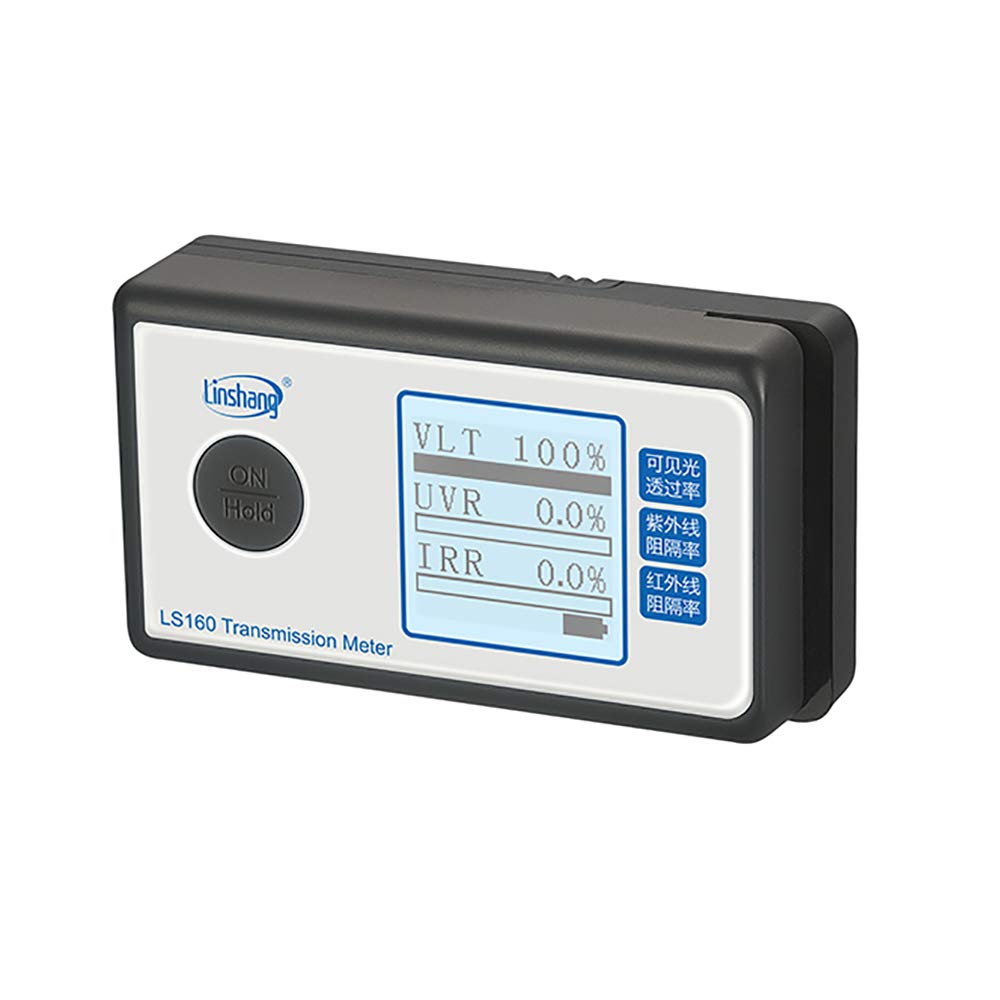 LS160 Portable Tint Meter Solar Film Transmission Meter Test Window Tint UV IR Rejection Visible Light Transmittance Tester