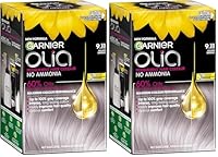 Garnier Olia Permanent Hair Colour 9.11 Silver Smoke (Pack of 2)