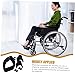 WOFASHPURET 3-Piece Wheelchair Footrest Accessories Set Handles and Fasteners for Enhanced Stability and Comfort Compatible Most Wheelchairs