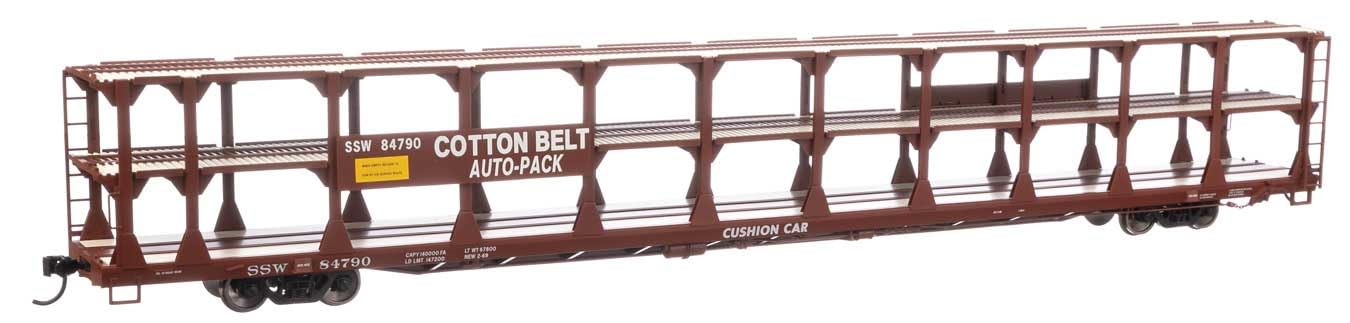 Track H0 - Carro merci 89' Flatcar Auto Rack Southern Pacific