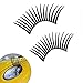 2 Pack 3D Universel Big Ant Cils Pour Voiture Sourcils DÉCoratifs Pour Phares Avant Noir