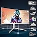 Sceptre 30-inch Curved Ultrawide Monitor 2560 x 1080 up to 200Hz DisplayPort HDMI 1ms AMD FreeSync Premium 99% sRGB Picture by Picture/PIP, Build-in Speakers White (C305B-FUN200W)