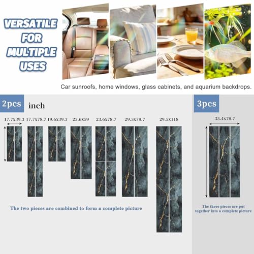 Película Decorativa de Privacidad para Ventanas 19.6 x 39.3 pulgadas miniatura 5