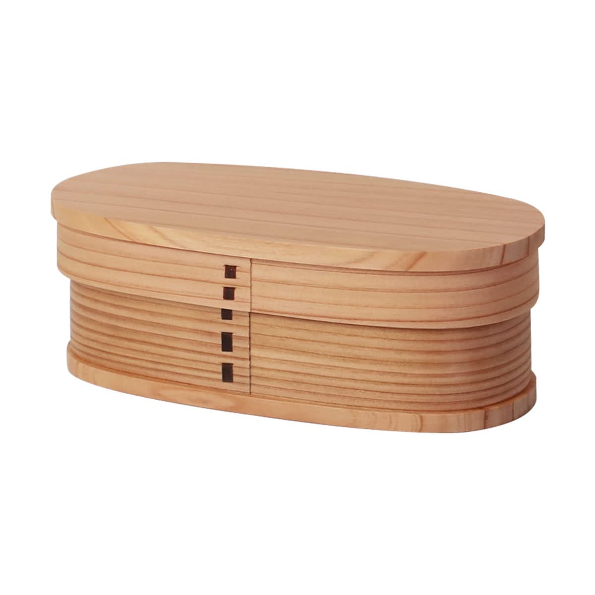 Bent Wappa Bento Box, Slim Natural Wood