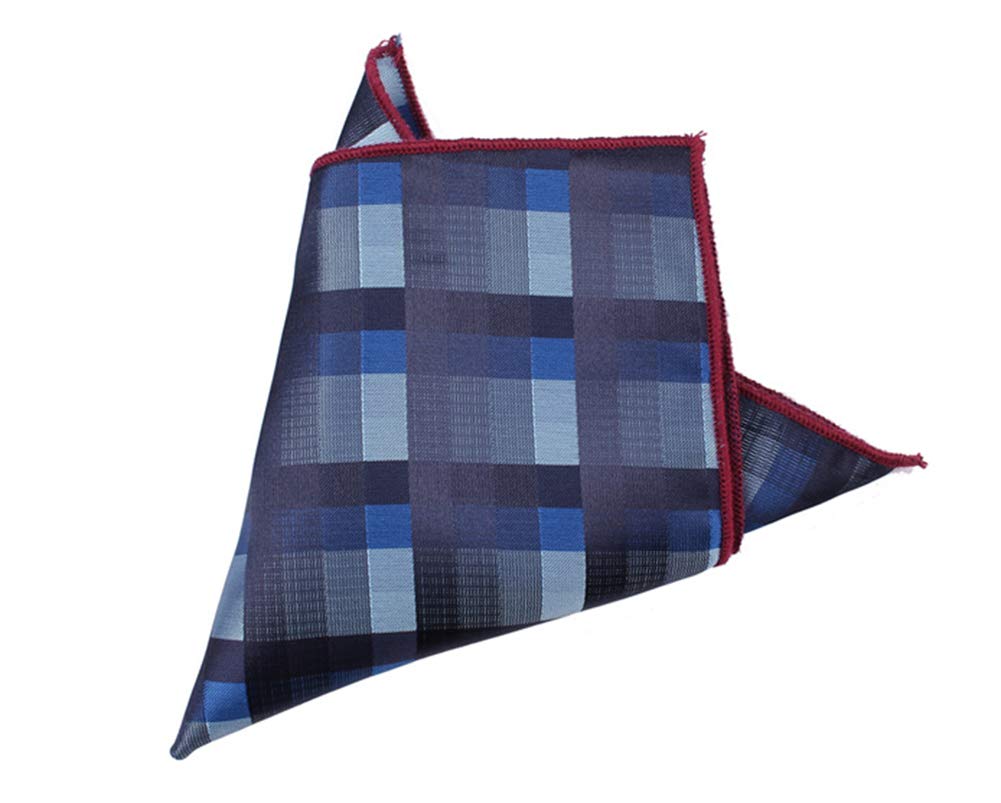 Kihatwin Skinny Ties for Mens Novelty Plaid Check Business Wedding Fashion Formal Neckties 2.7, Pocket Square, Bow Ties