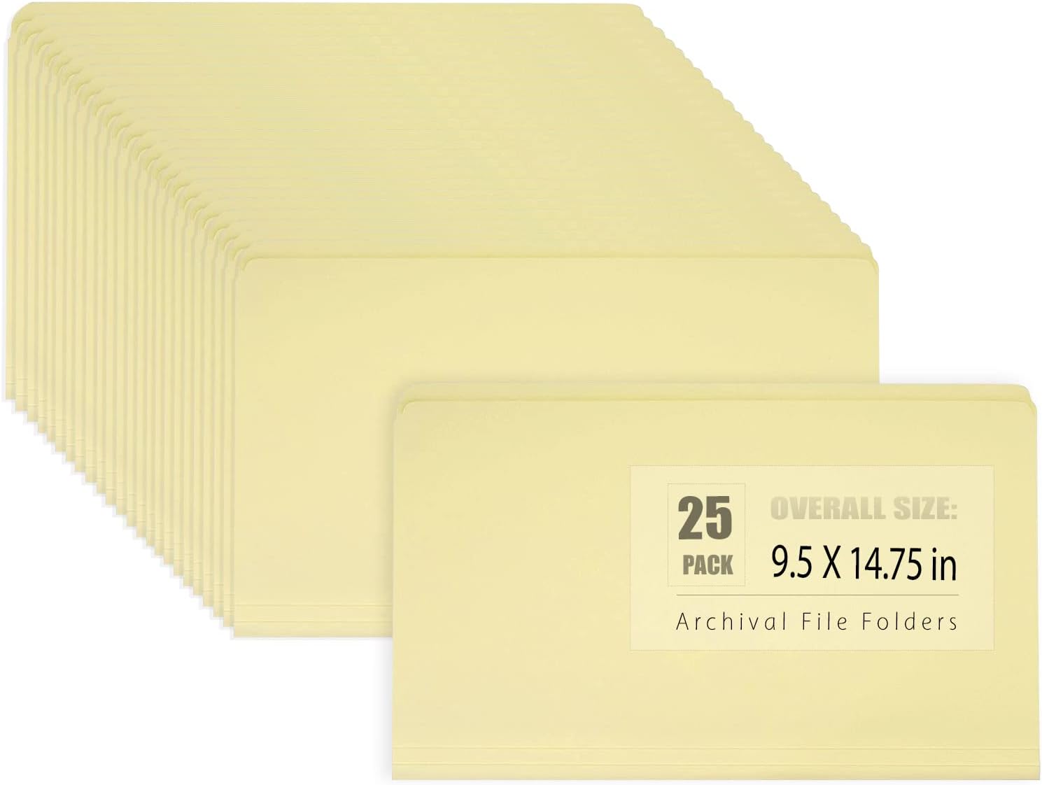 Lineco, Archival Legal File Folders, 9.5x14.75 FullCut