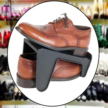 Lirazon 10 Pieces Shoe Ramp, Single Shoe Organizer