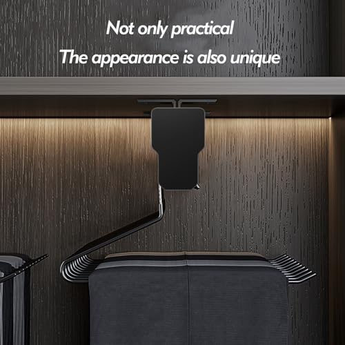 Tringle de garde-robe silencieuse à double rail pour gagner de l'espace - 6