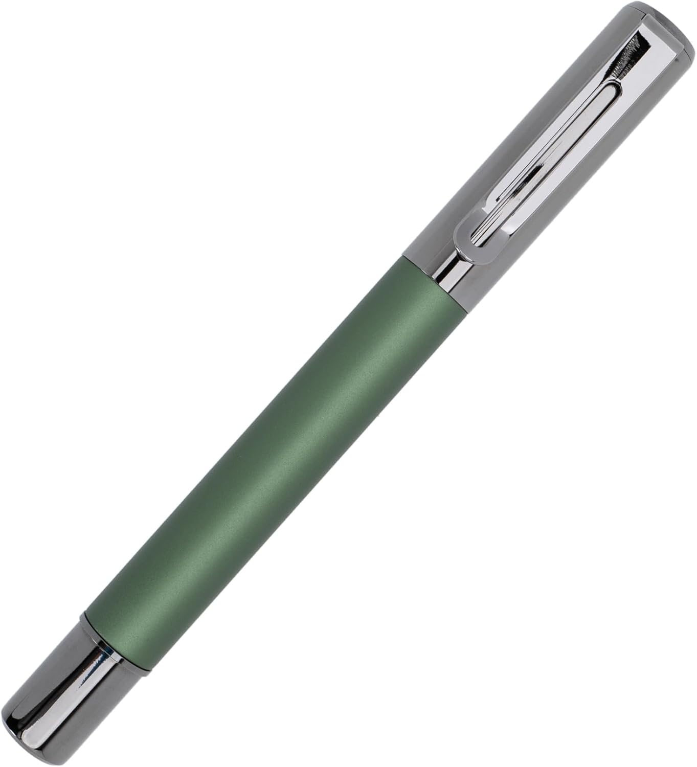 Monteverde USA Ritma Fountain Pen Green – Medium Nib – Free Ink Bottle, Converter & Cartridges – German JoWo Nib – Stylish Gift Fountain Pen